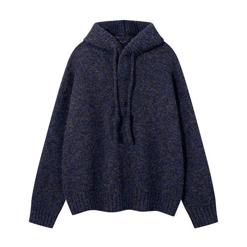 Hooded Sweater for Couples, Cozy High-End Knitwear, Oversized Pullover Sweater