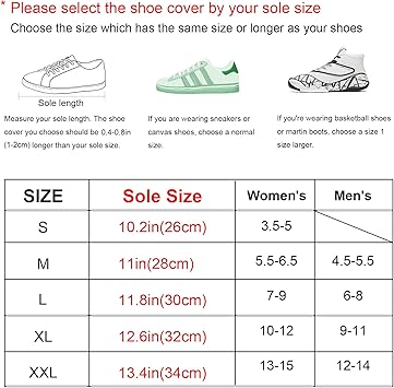 Waterproof Shoe Covers, Reusable & Foldable Rain Boot Shoe Cover with Zipper, Non-Slip, Reflector, Men Women Rain Gear, Black